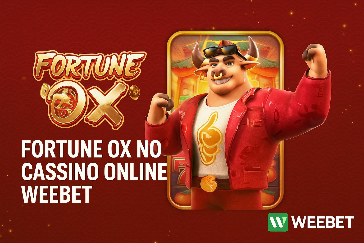 Fortune Ox no WEEBET - Aposte Agora e Reivindique Seus Ganhos
