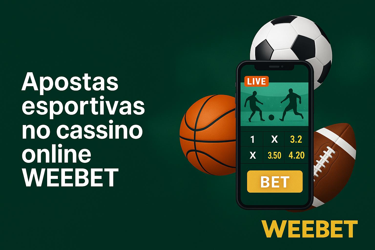 Apostas esportivas no cassino online WEEBET