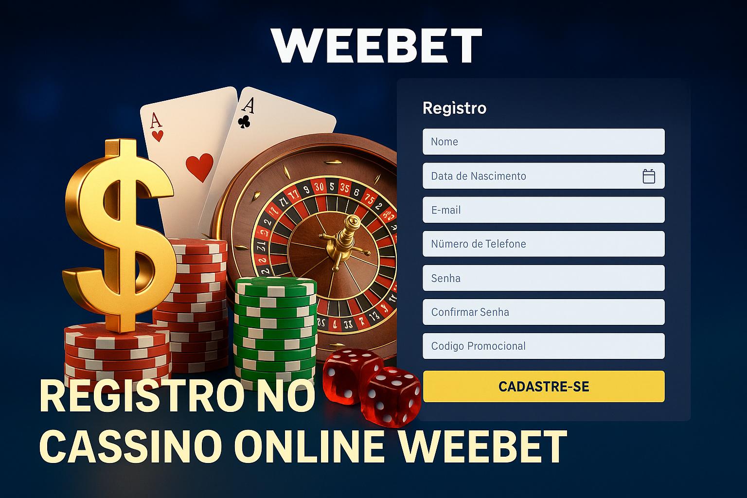 Não Perca tempo, o rRgistro na site WEEBET